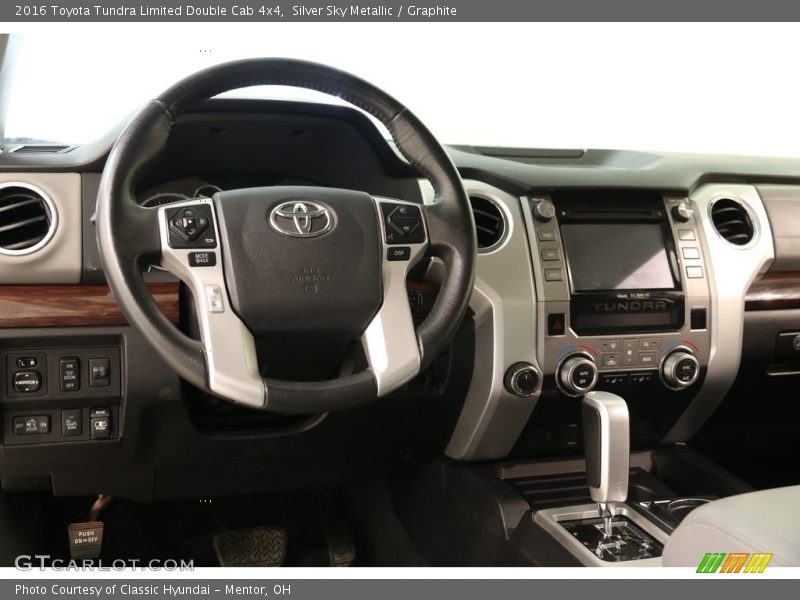 Silver Sky Metallic / Graphite 2016 Toyota Tundra Limited Double Cab 4x4