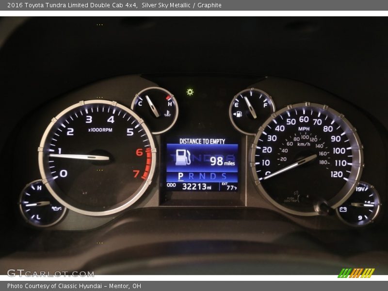 Silver Sky Metallic / Graphite 2016 Toyota Tundra Limited Double Cab 4x4