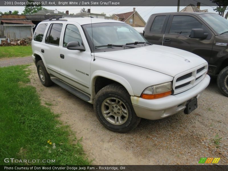 Bright White / Dark Slate Gray/Taupe 2001 Dodge Durango SLT 4x4