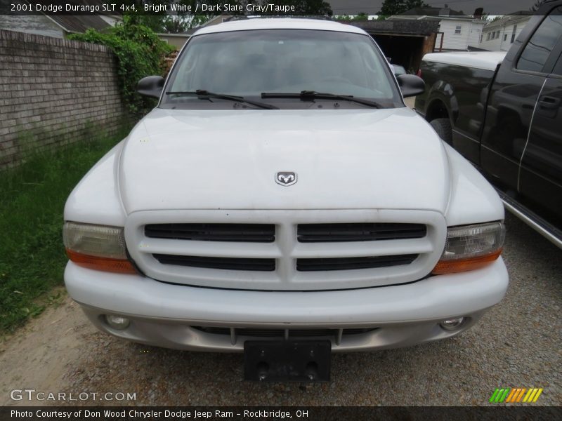 Bright White / Dark Slate Gray/Taupe 2001 Dodge Durango SLT 4x4