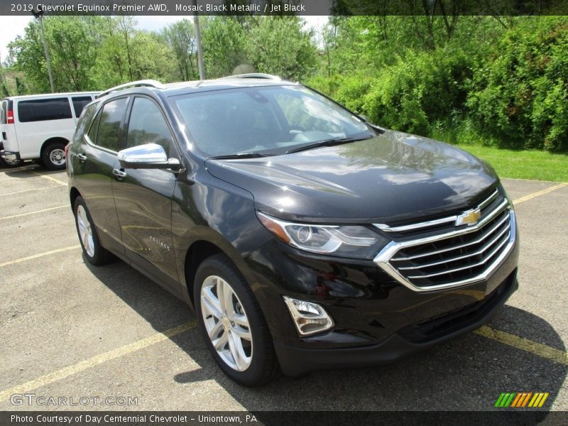 Mosaic Black Metallic / Jet Black 2019 Chevrolet Equinox Premier AWD