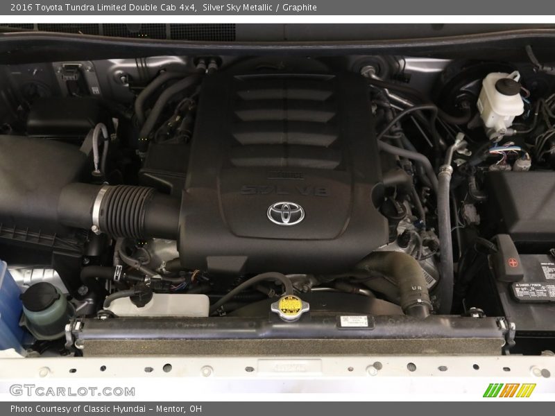 Silver Sky Metallic / Graphite 2016 Toyota Tundra Limited Double Cab 4x4