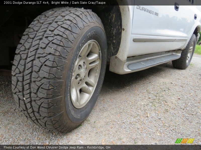 Bright White / Dark Slate Gray/Taupe 2001 Dodge Durango SLT 4x4
