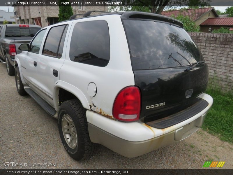 Bright White / Dark Slate Gray/Taupe 2001 Dodge Durango SLT 4x4