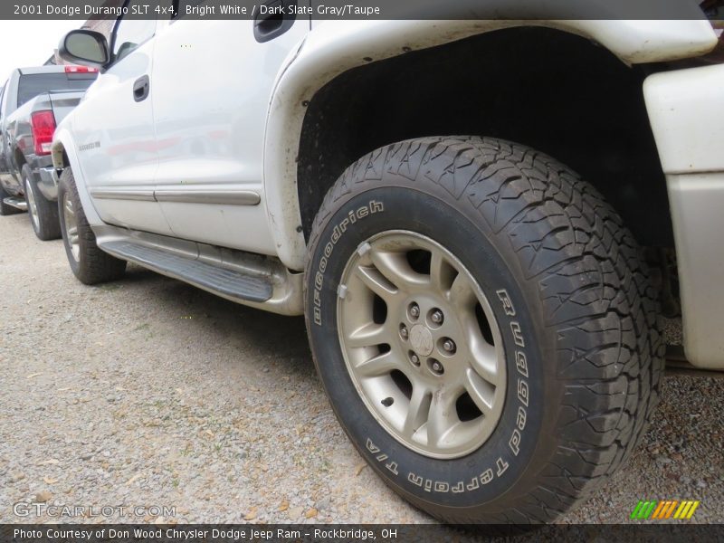 Bright White / Dark Slate Gray/Taupe 2001 Dodge Durango SLT 4x4