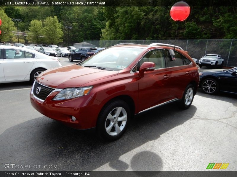 Matador Red Mica / Parchment 2011 Lexus RX 350 AWD