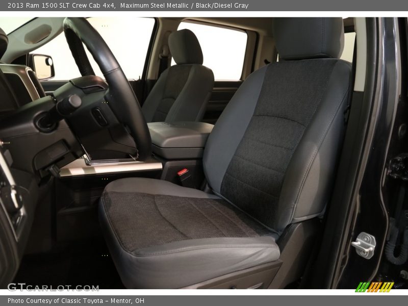Maximum Steel Metallic / Black/Diesel Gray 2013 Ram 1500 SLT Crew Cab 4x4