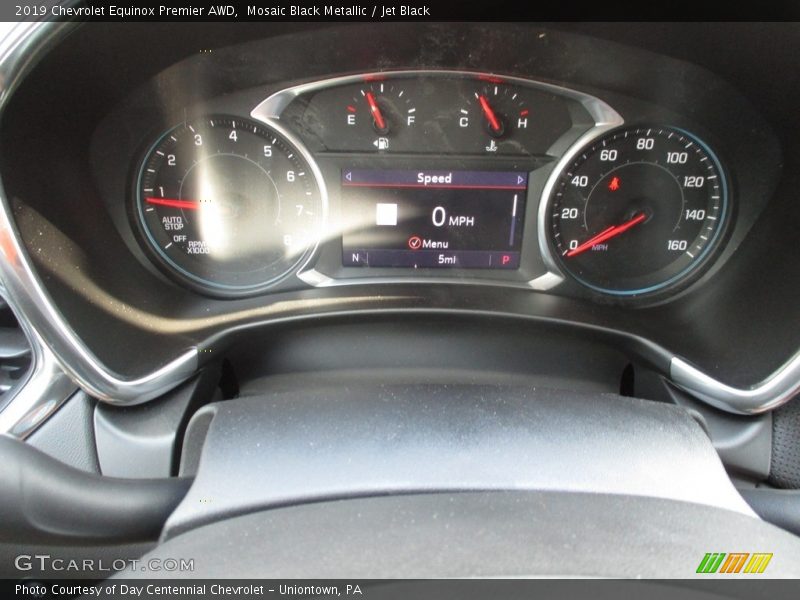 Mosaic Black Metallic / Jet Black 2019 Chevrolet Equinox Premier AWD