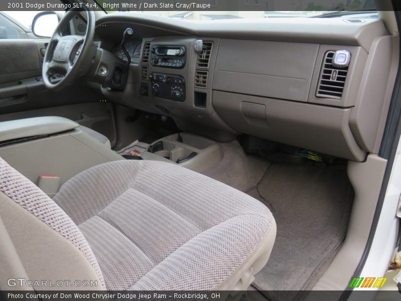 Bright White / Dark Slate Gray/Taupe 2001 Dodge Durango SLT 4x4