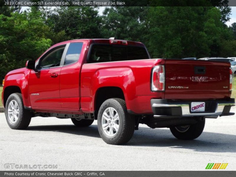 Red Quartz Tintcoat / Jet Black 2019 GMC Canyon SLT Extended Cab