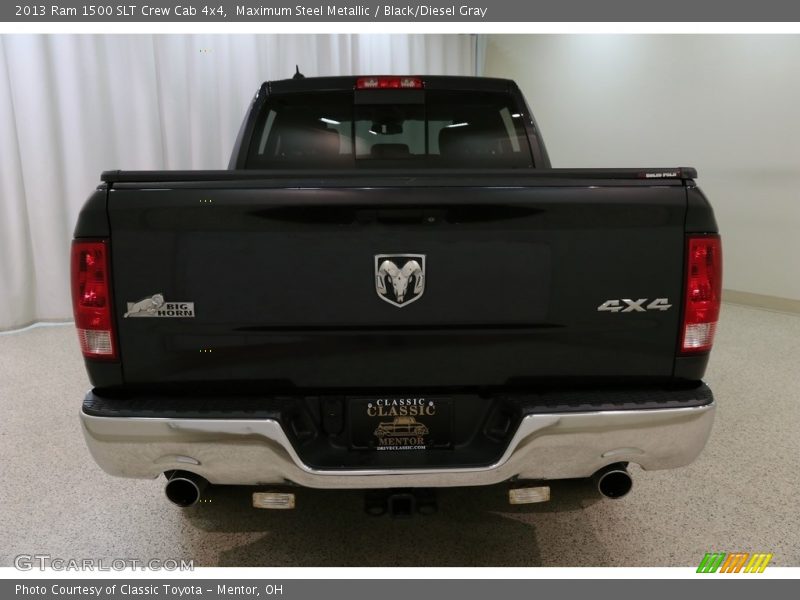 Maximum Steel Metallic / Black/Diesel Gray 2013 Ram 1500 SLT Crew Cab 4x4