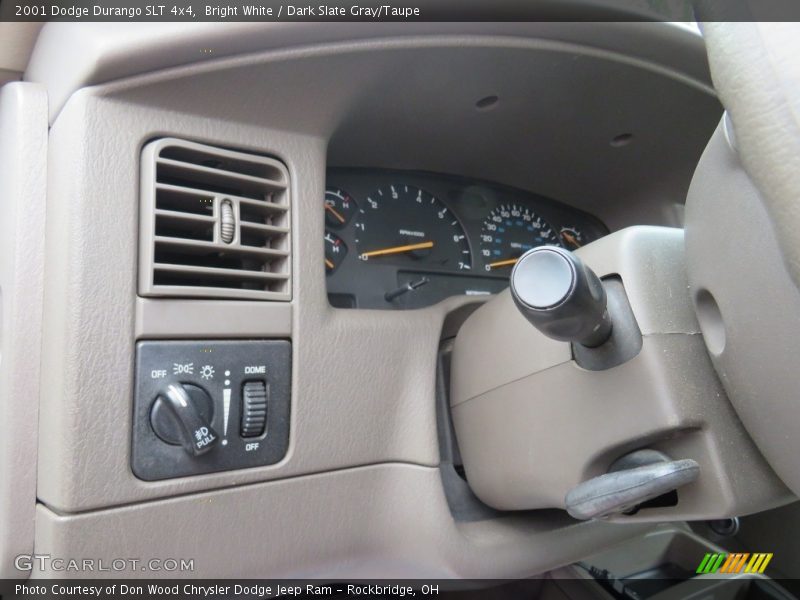 Bright White / Dark Slate Gray/Taupe 2001 Dodge Durango SLT 4x4