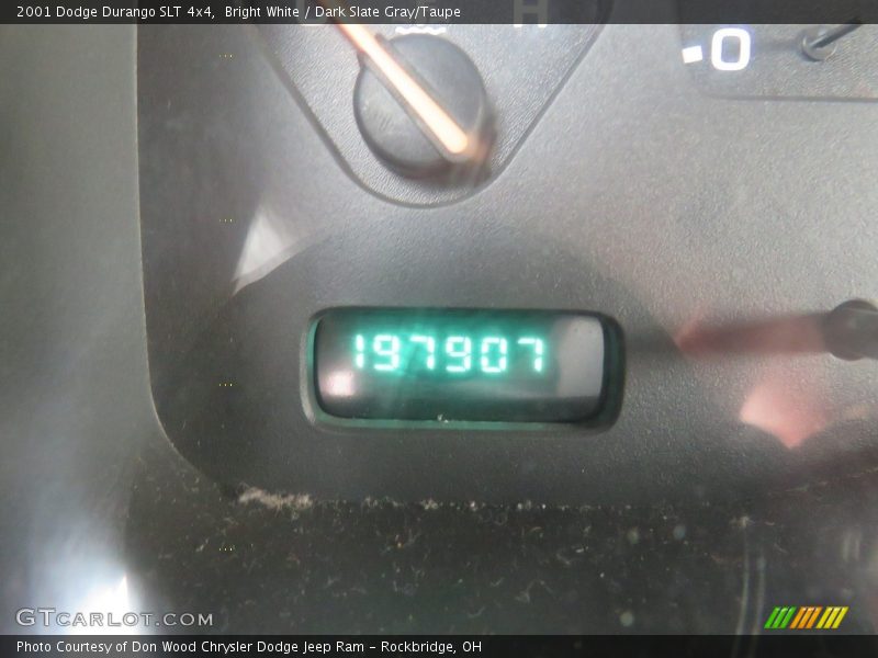 Bright White / Dark Slate Gray/Taupe 2001 Dodge Durango SLT 4x4
