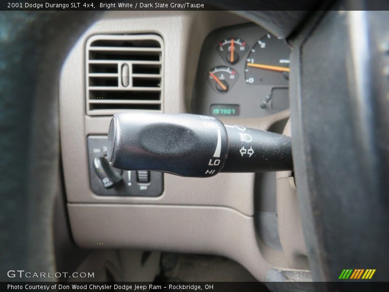 Bright White / Dark Slate Gray/Taupe 2001 Dodge Durango SLT 4x4