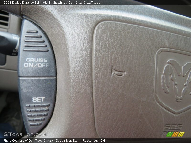 Bright White / Dark Slate Gray/Taupe 2001 Dodge Durango SLT 4x4