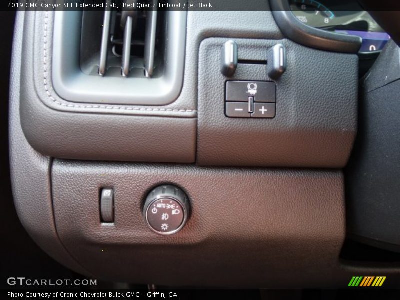 Red Quartz Tintcoat / Jet Black 2019 GMC Canyon SLT Extended Cab