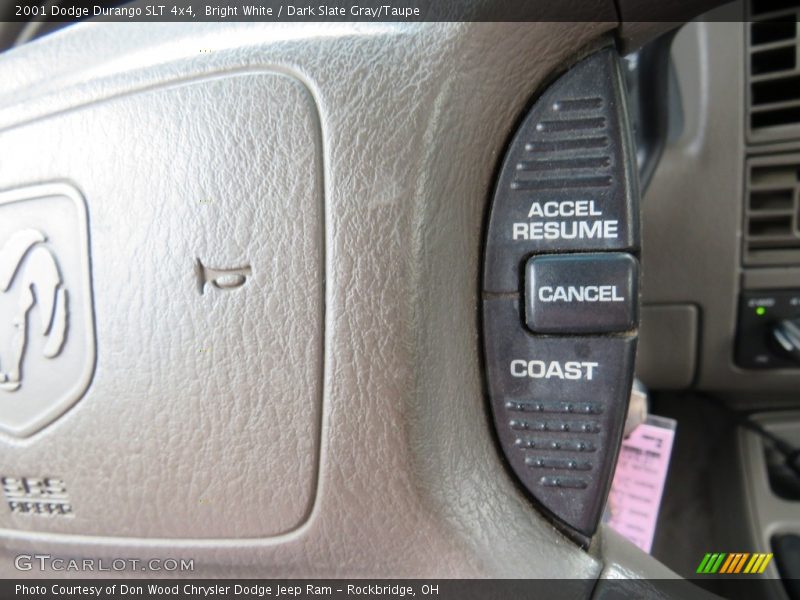 Bright White / Dark Slate Gray/Taupe 2001 Dodge Durango SLT 4x4