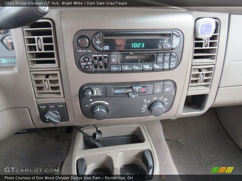 Bright White / Dark Slate Gray/Taupe 2001 Dodge Durango SLT 4x4