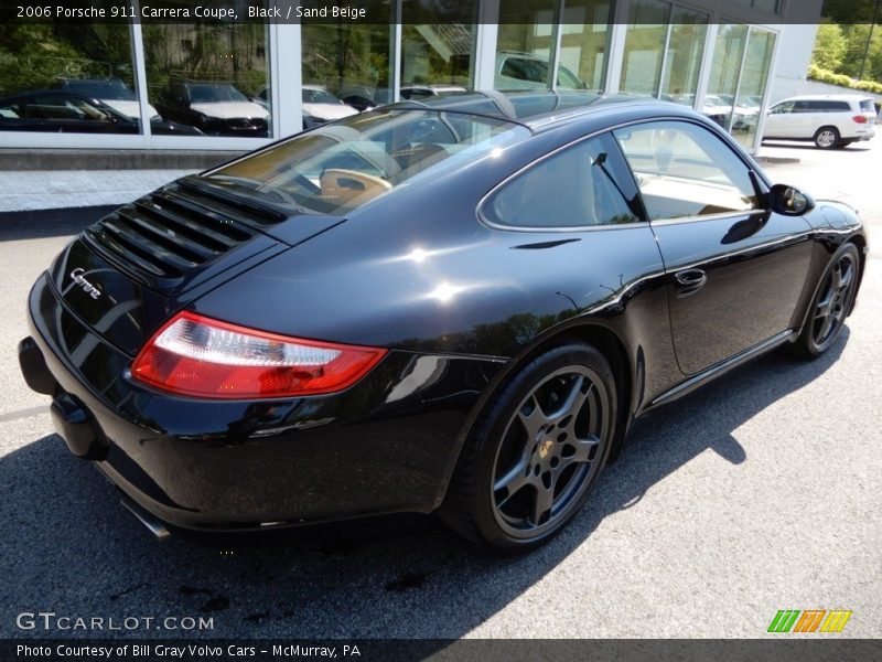 Black / Sand Beige 2006 Porsche 911 Carrera Coupe