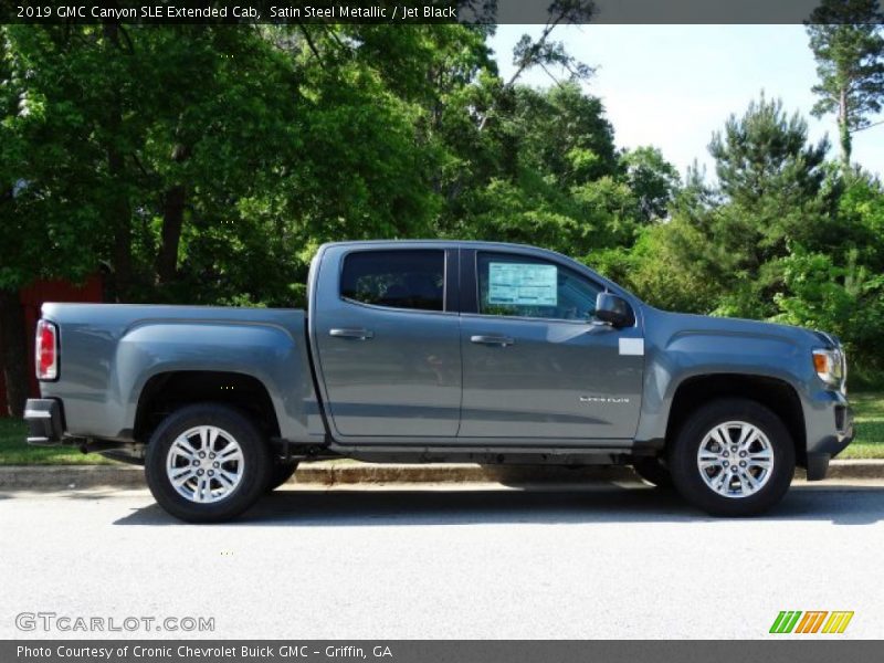  2019 Canyon SLE Extended Cab Satin Steel Metallic