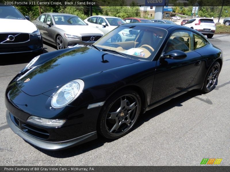 Black / Sand Beige 2006 Porsche 911 Carrera Coupe