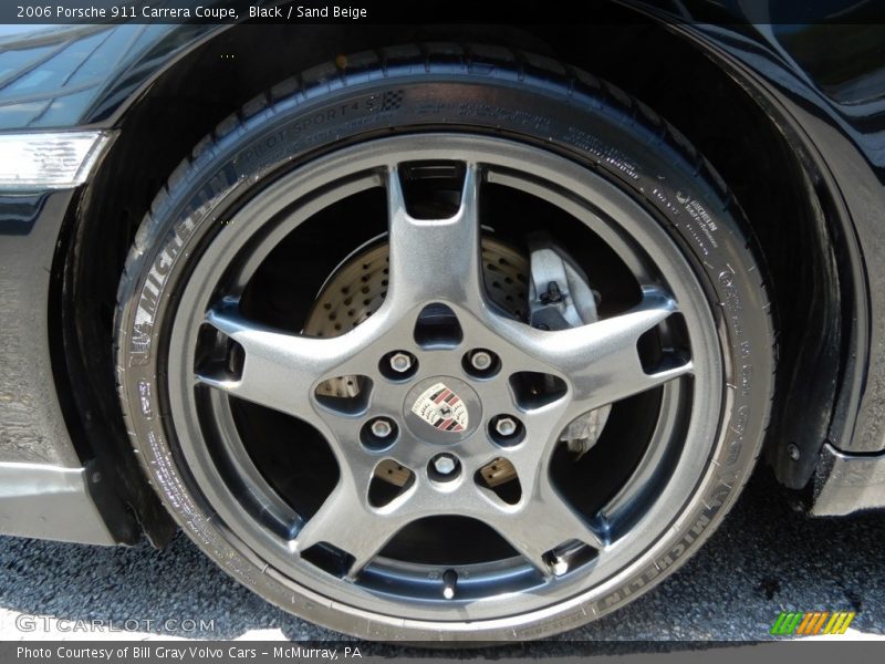 Black / Sand Beige 2006 Porsche 911 Carrera Coupe
