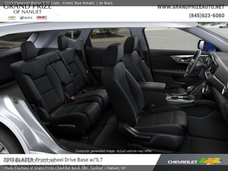 Kinetic Blue Metallic / Jet Black 2019 Chevrolet Blazer 2.5L Cloth