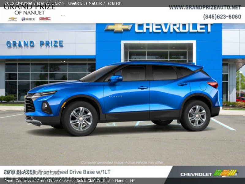 Kinetic Blue Metallic / Jet Black 2019 Chevrolet Blazer 2.5L Cloth