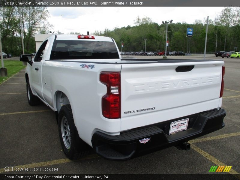 Summit White / Jet Black 2019 Chevrolet Silverado 1500 WT Regular Cab 4WD