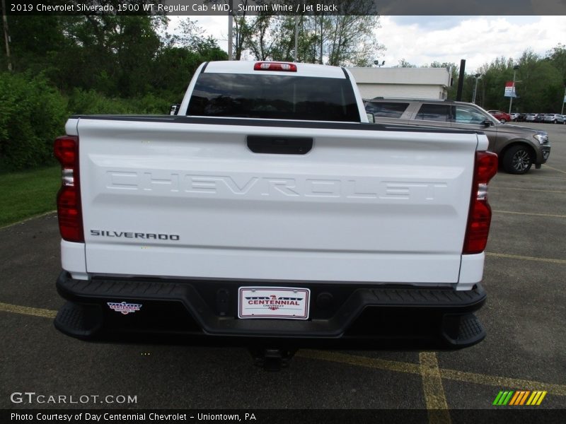 Summit White / Jet Black 2019 Chevrolet Silverado 1500 WT Regular Cab 4WD