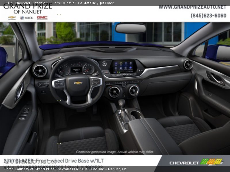 Kinetic Blue Metallic / Jet Black 2019 Chevrolet Blazer 2.5L Cloth