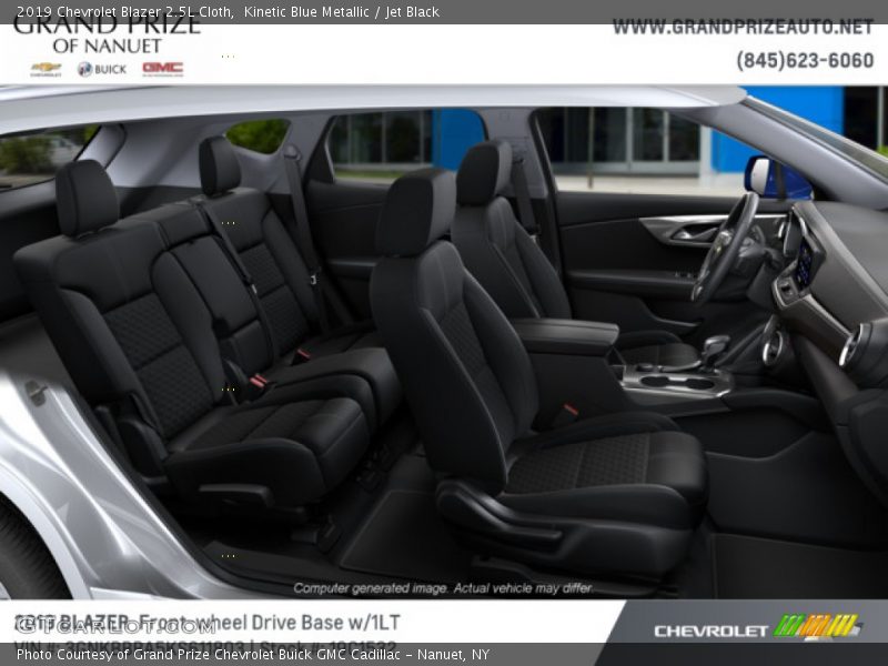 Kinetic Blue Metallic / Jet Black 2019 Chevrolet Blazer 2.5L Cloth