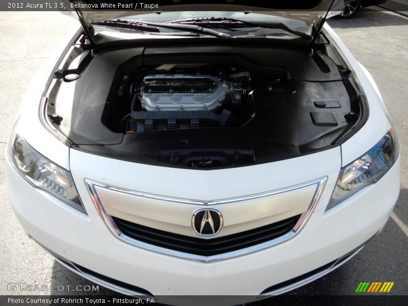 Bellanova White Pearl / Taupe 2012 Acura TL 3.5