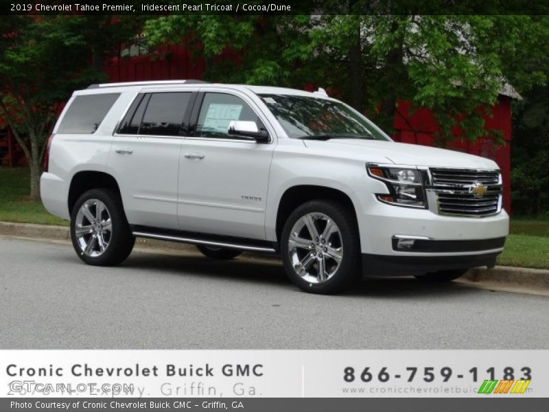 Iridescent Pearl Tricoat / Cocoa/Dune 2019 Chevrolet Tahoe Premier