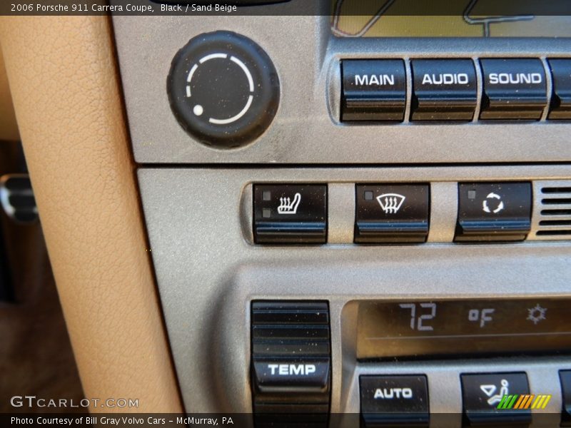 Black / Sand Beige 2006 Porsche 911 Carrera Coupe