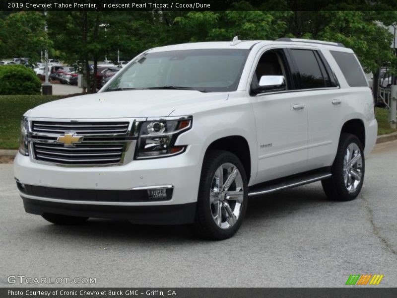 Iridescent Pearl Tricoat / Cocoa/Dune 2019 Chevrolet Tahoe Premier