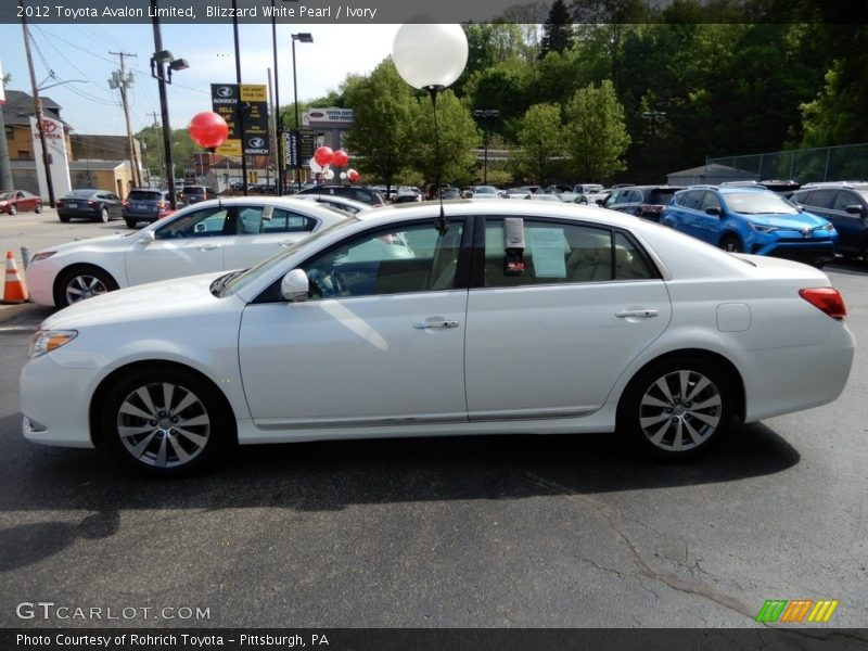Blizzard White Pearl / Ivory 2012 Toyota Avalon Limited