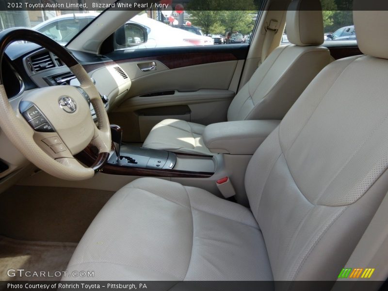 Blizzard White Pearl / Ivory 2012 Toyota Avalon Limited