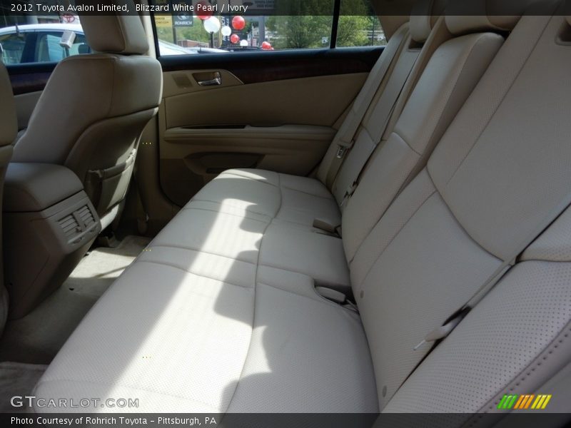 Blizzard White Pearl / Ivory 2012 Toyota Avalon Limited