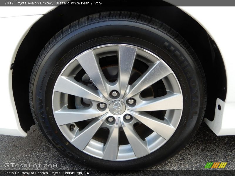 Blizzard White Pearl / Ivory 2012 Toyota Avalon Limited