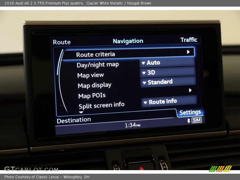 Glacier White Metallic / Nougat Brown 2016 Audi A6 2.0 TFSI Premium Plus quattro