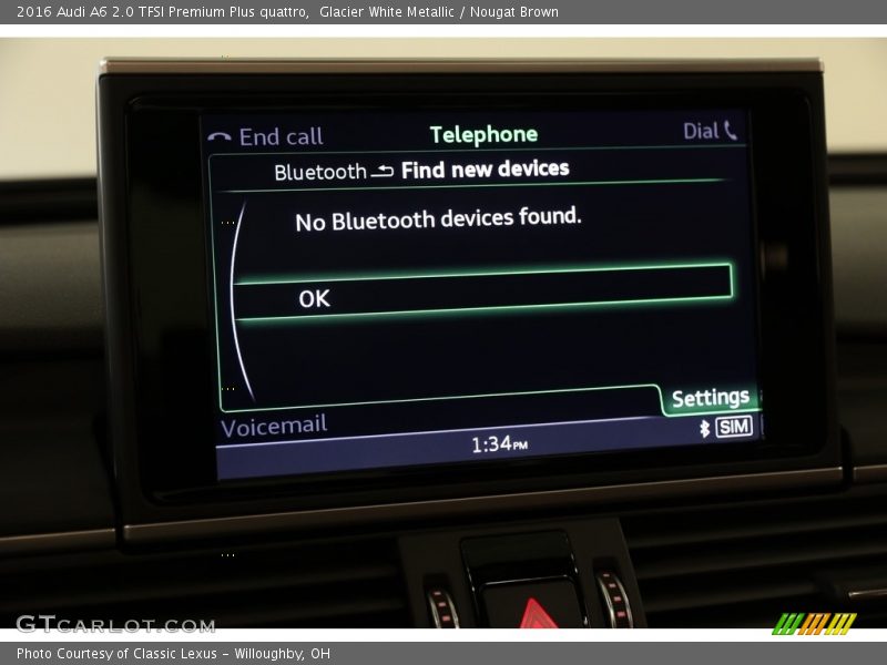 Glacier White Metallic / Nougat Brown 2016 Audi A6 2.0 TFSI Premium Plus quattro