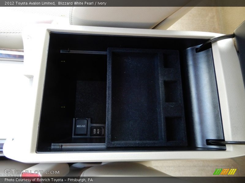 Blizzard White Pearl / Ivory 2012 Toyota Avalon Limited