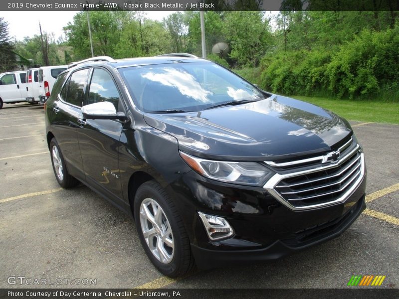 Mosaic Black Metallic / Jet Black 2019 Chevrolet Equinox Premier AWD