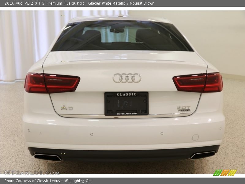 Glacier White Metallic / Nougat Brown 2016 Audi A6 2.0 TFSI Premium Plus quattro