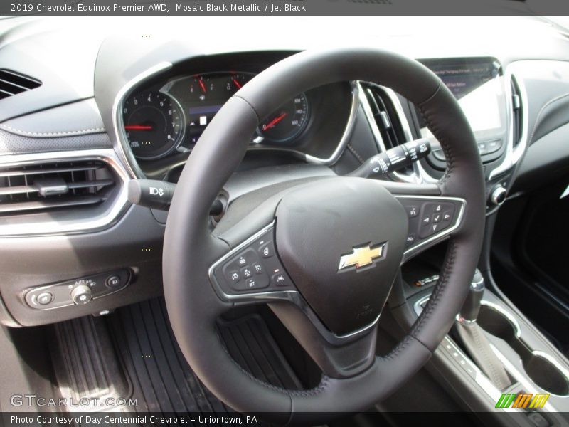 Mosaic Black Metallic / Jet Black 2019 Chevrolet Equinox Premier AWD