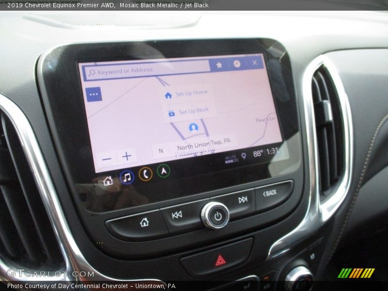 Mosaic Black Metallic / Jet Black 2019 Chevrolet Equinox Premier AWD