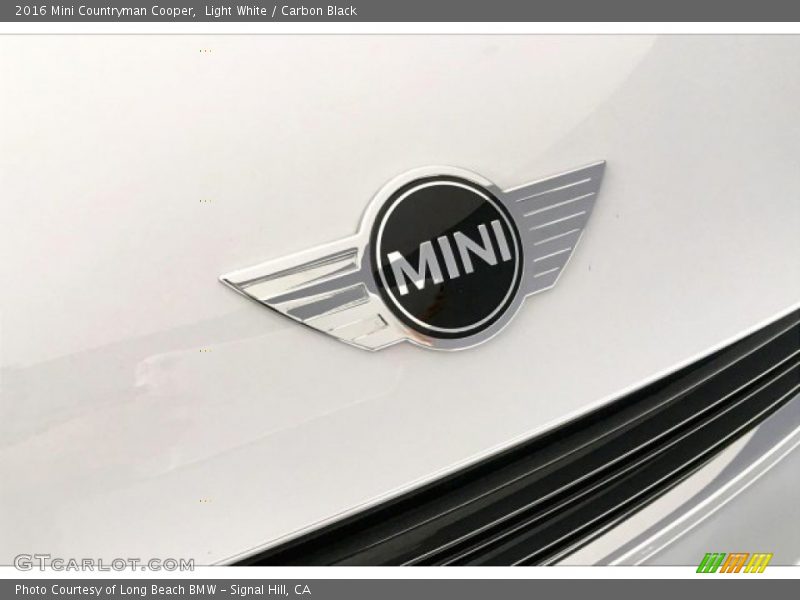 Light White / Carbon Black 2016 Mini Countryman Cooper