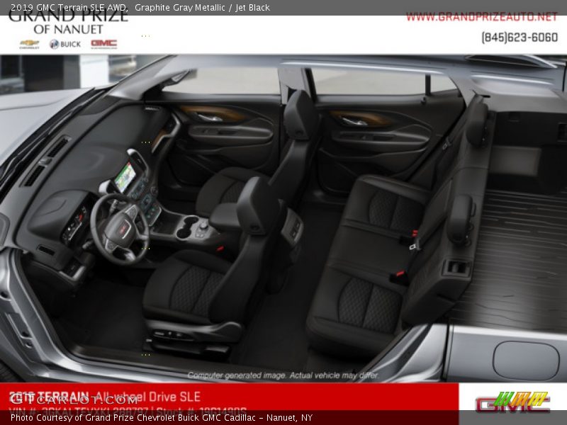 Graphite Gray Metallic / Jet Black 2019 GMC Terrain SLE AWD