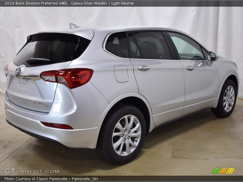 Galaxy Silver Metallic / Light Neutral 2019 Buick Envision Preferred AWD